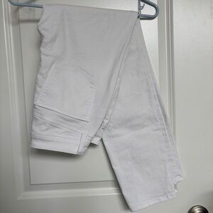 Talbots Slim Ankle Jean, White, Size 4